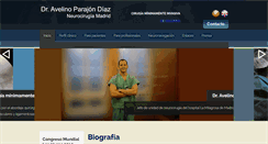 Desktop Screenshot of neurocirugiamadrid.com